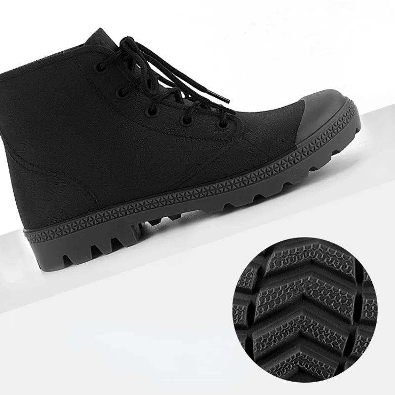 Winter Men Rain Boots Lace-up  – Outdoor Camping Winter Bewertung und Preis